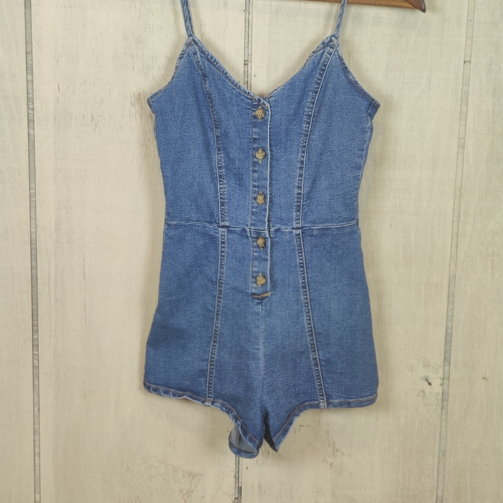 H&M Divided Button Jean Jumper Size 0